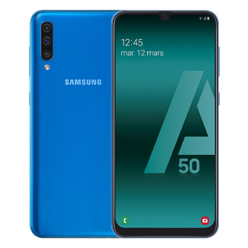 Galaxy A50 (dual sim) 128 Go bleu reconditionné Reconditionné - Samsung reconditionné disponible sur Recommerce