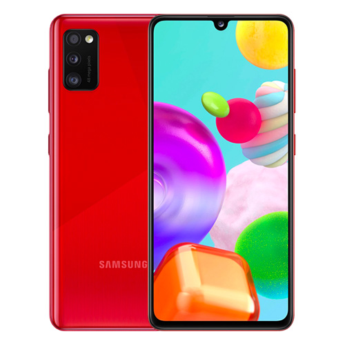 Galaxy A41 (mono sim) 64 Go rouge reconditionné Reconditionné - Samsung reconditionné disponible sur Recommerce