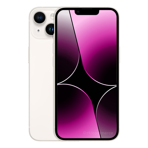 iPhone 14 128 Go lumière stellaire reconditionné