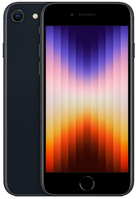 iPhone SE (2022) 64 GB Dual-SIM (eSIM, Nano-SIM) Minuit