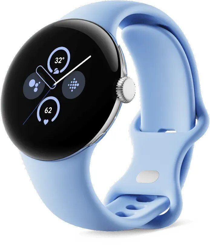 Google Pixel Watch 2 (2023) argent bleu WiFi