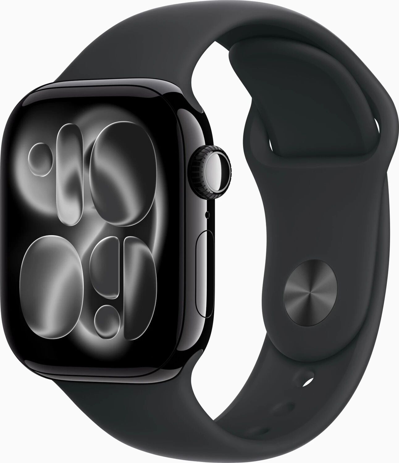 Apple Watch Series 11 Aluminium 42 mm (2025) GPS Noir Diamant Bracelet Sport S/M noir
