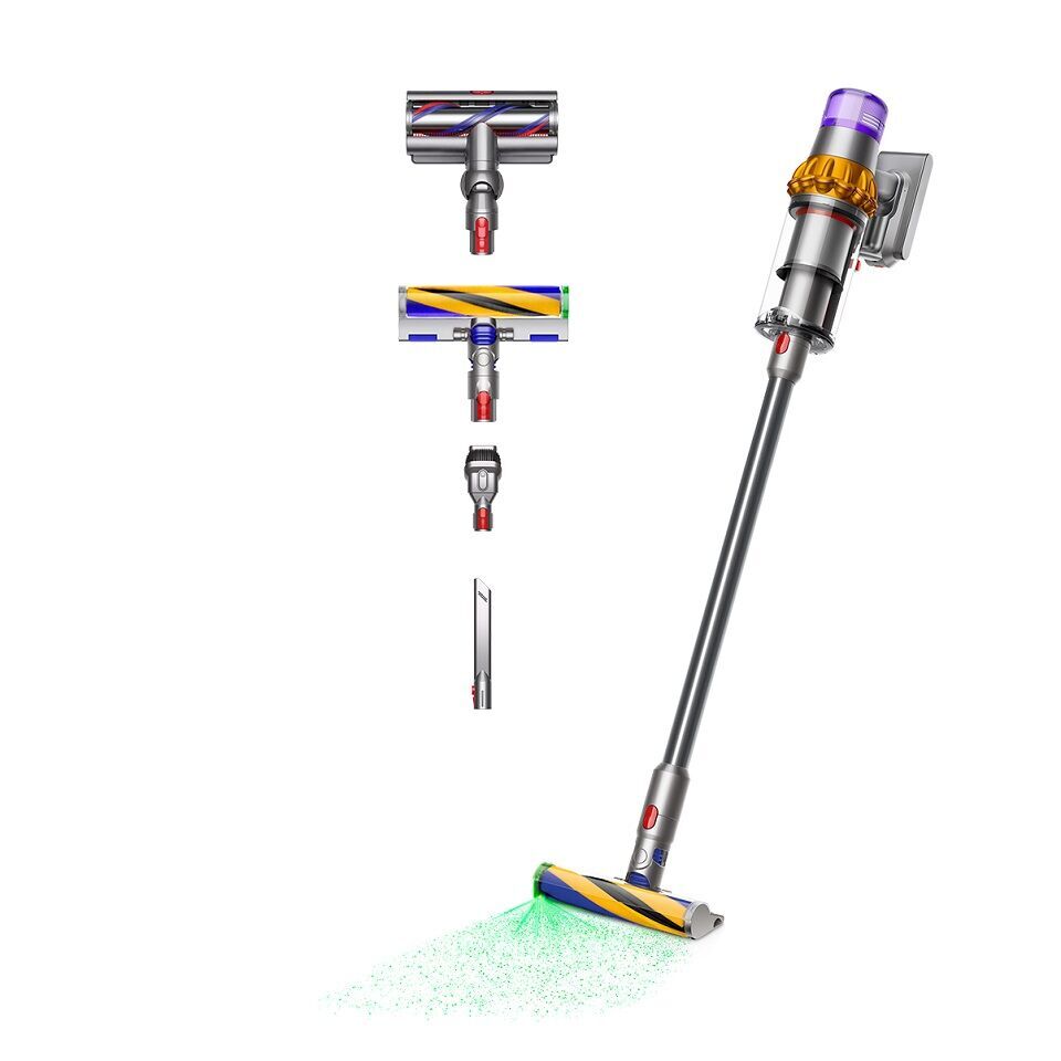 Dyson V15 Detect Absolute Aspirateur à main sans fil jaune/nickel
