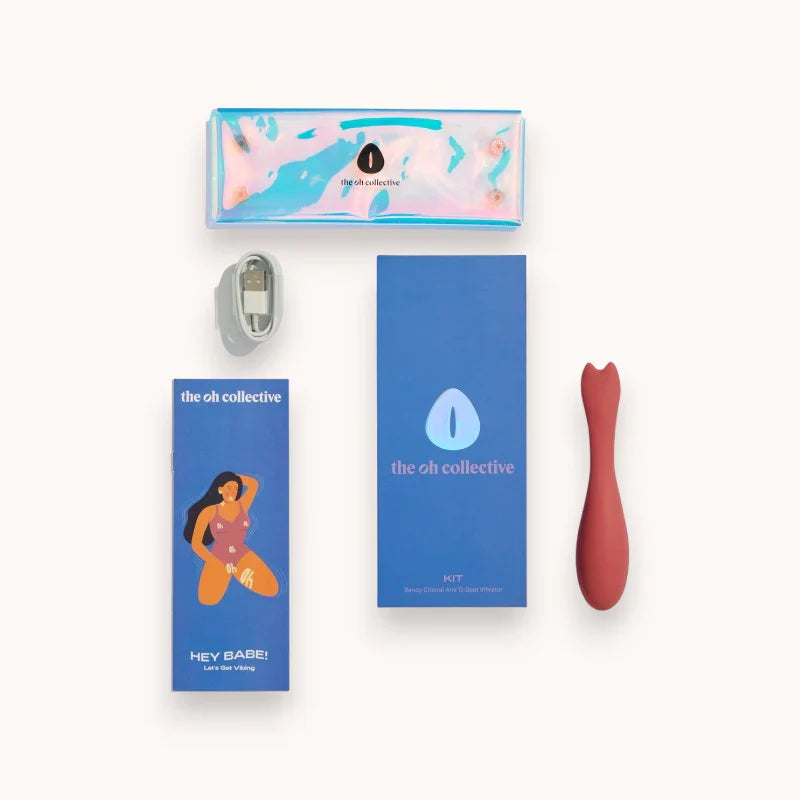 Sextoy - Vibromasseur point G et Clitoridien KIT