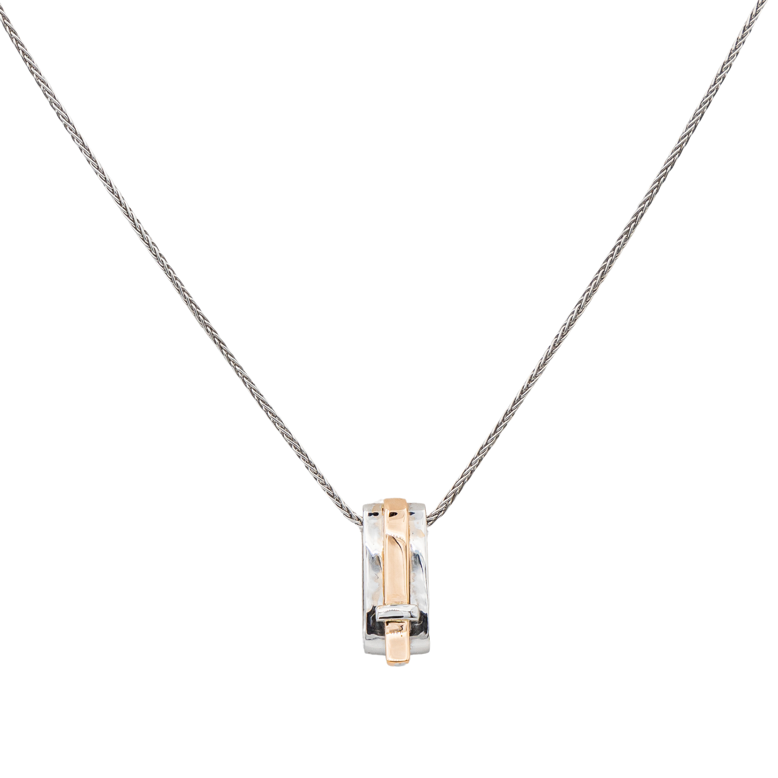 Guy laroche Collier  Or blanc, Or rose