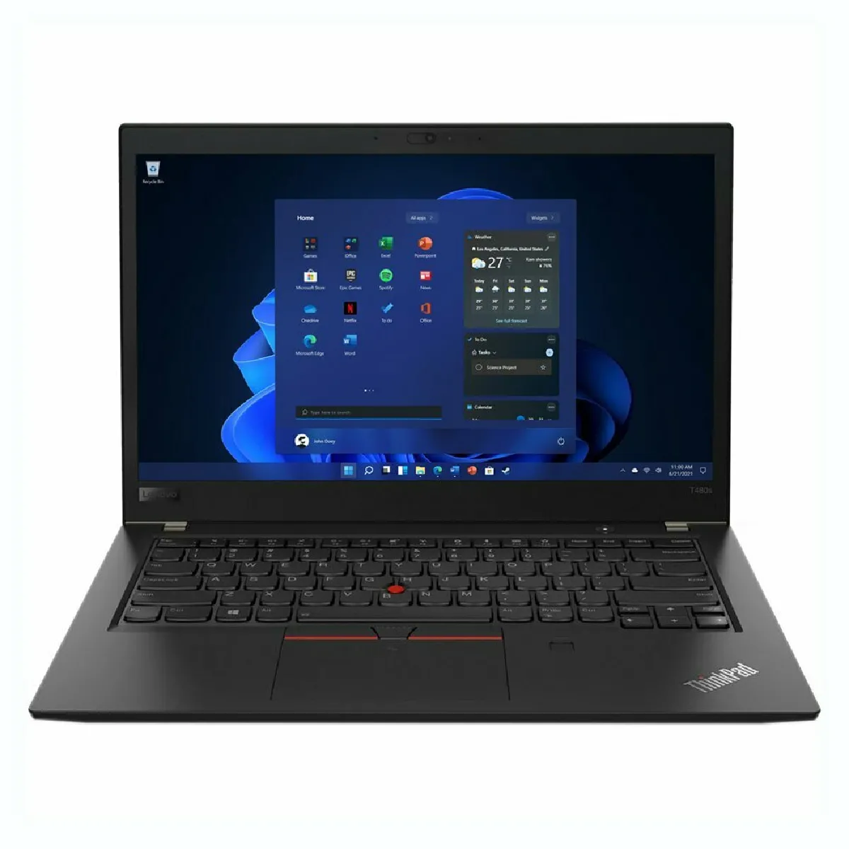 Lenovo ThinkPad T480s - Noir