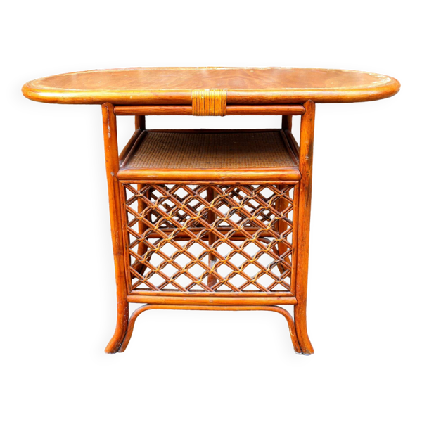 Meuble bar en rotin vintage année 70 Bon état - alternatives disponibles sur Dero Meuble bar en rotin vintage année 70 Bon état - reconditionné (offre indisponible)