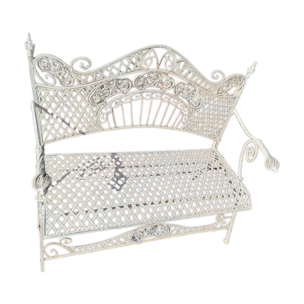Banc de jardin en fer - Bon état sur Selency