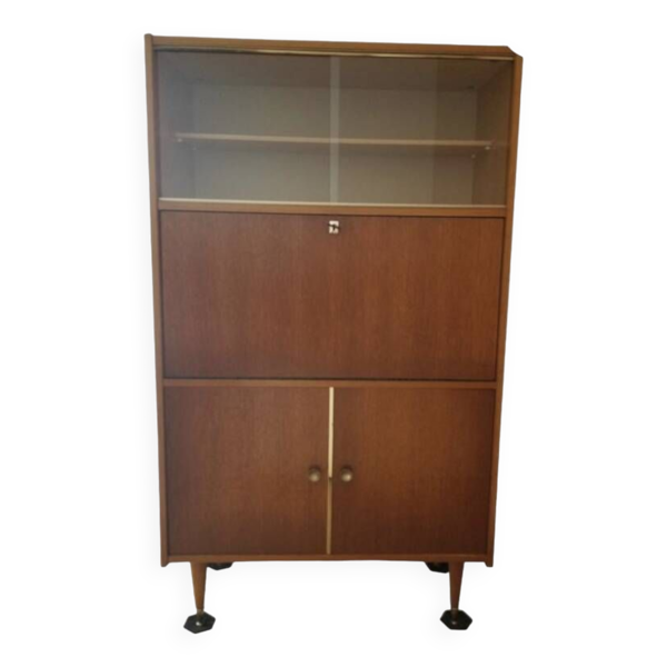 Secretaire pieds compas - Bon état sur Selency