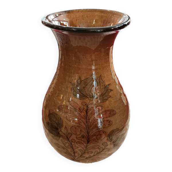Vase vernissé - Bon état sur Selency
