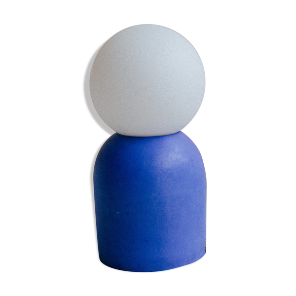 Lampe à poser Andrée bleu - Bon état sur Selency