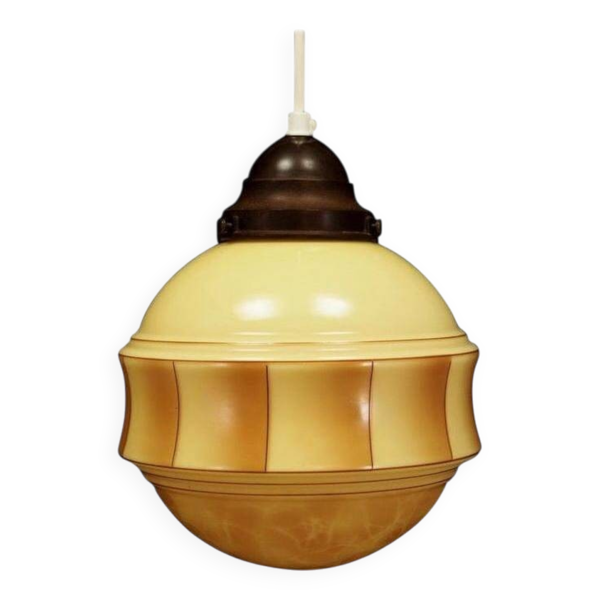 Suspension en verre, design danois, années 1970, production : Danemark