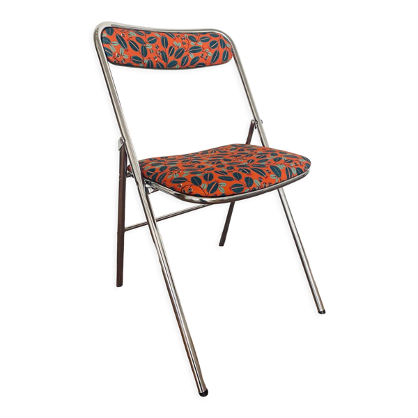 Chaise plainte vintage life style orange - Bon état sur Selency