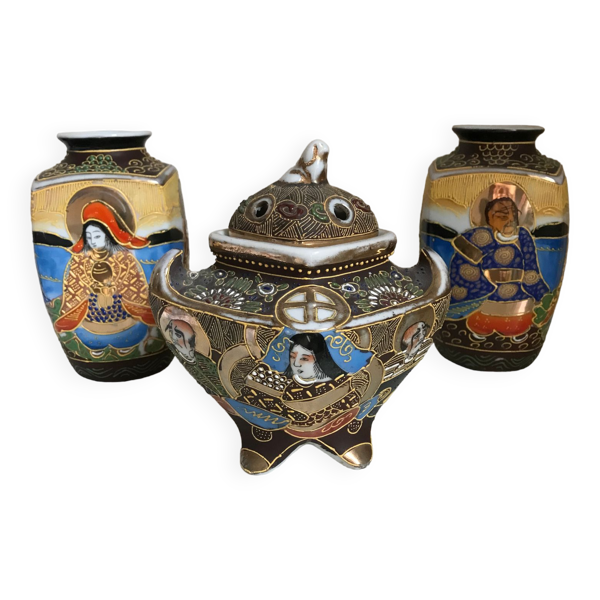 Lot de vases japonaises - Bon état sur Selency