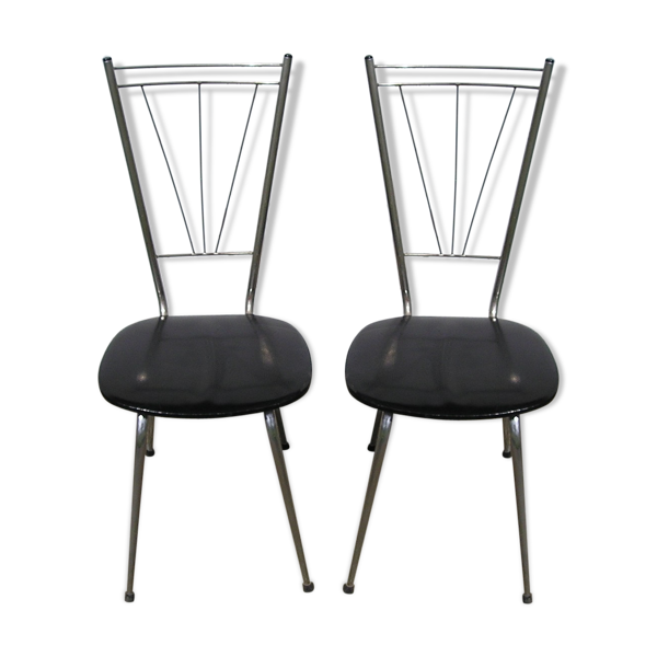 Lot de 2 chaises vintage 70's