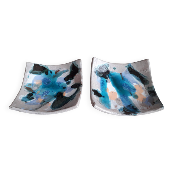 1 lot de 2 vide-poches en céramique de Corse - Bon état sur Selency