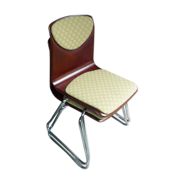 2 chaises empilables Pagholz - Bon état sur Selency