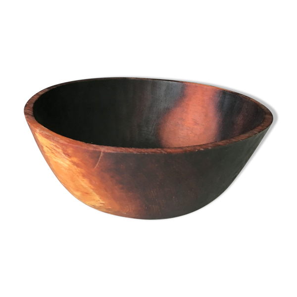 Coupe à fruits en bois exotique