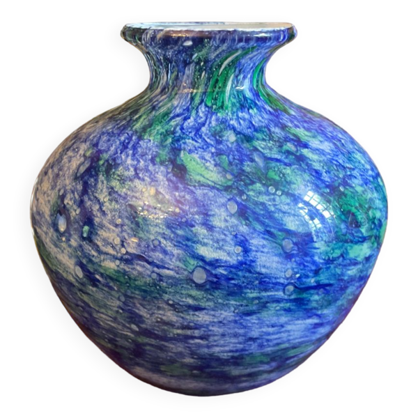 Vase en pâte de verre