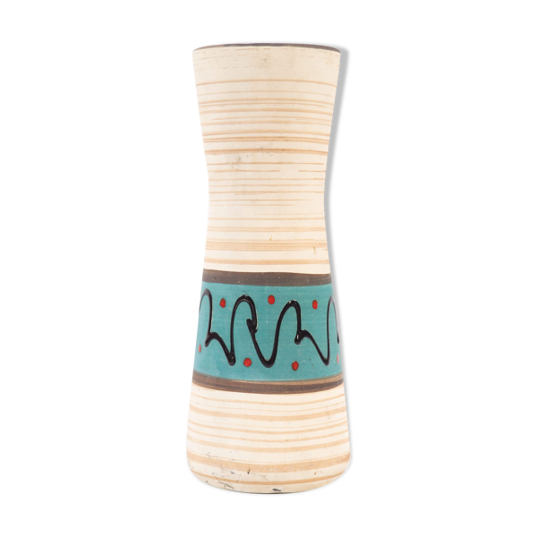 Vase West Germany bleu