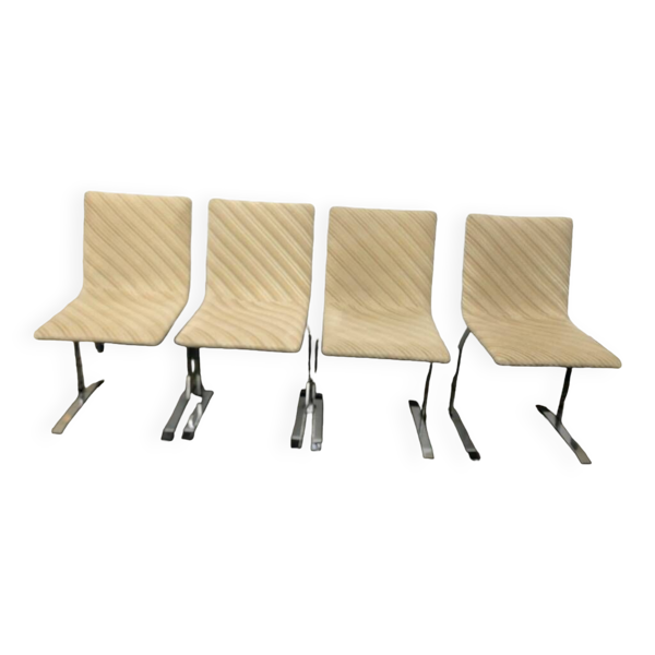 4 chaises Giovanni Offredi pour SAPORITI