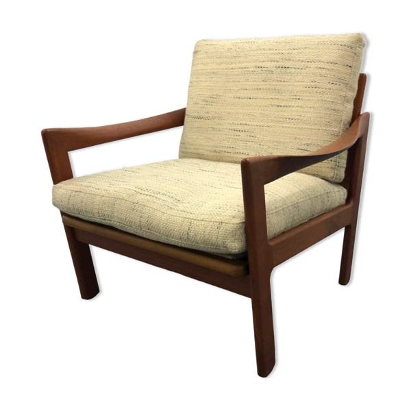 Fauteuil par Illum Walkelsø pour Niels Eilersen années 1960, Bon état -  reconditionné disponible sur Selency