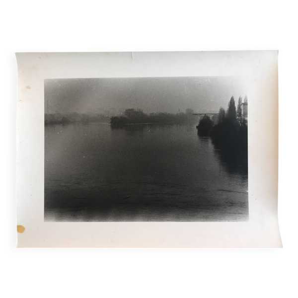 Rosine nusimovici, sans titre (fleuve), c 1980. tirage argentique n&b