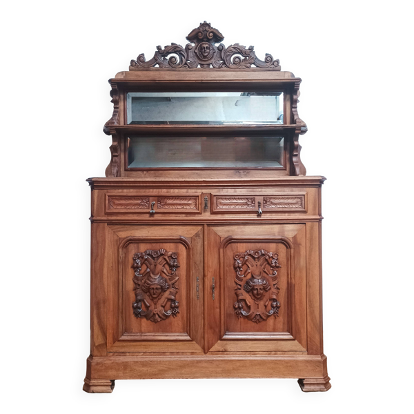 Buffet Saint Hubert en noyer époque 19ème - Bon état sur Selency