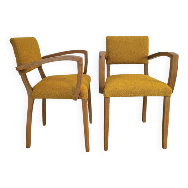 2 fauteuils bridges 1950 - Bon état sur Selency