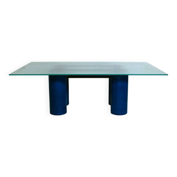 Table « Serenissimo » de Lella & Massimo Vignelli pour Acerbis 1980