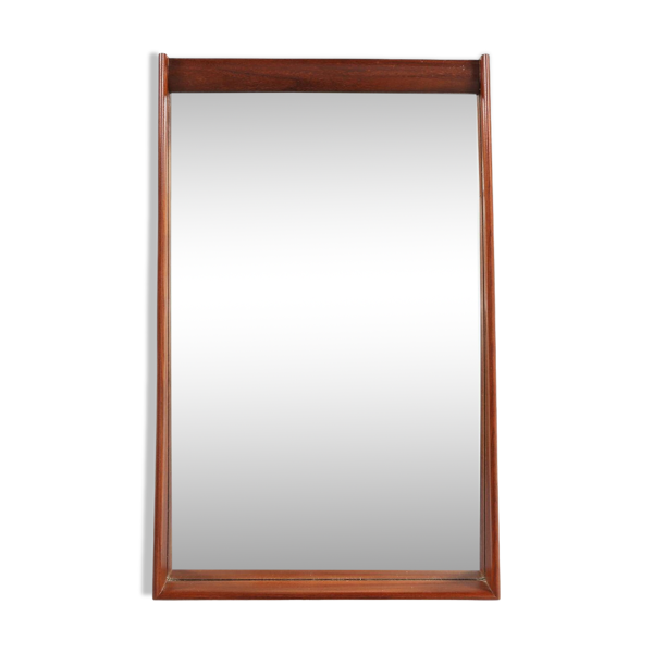 Miroir de style scandinave en teck, années 60 - Bon état sur Selency