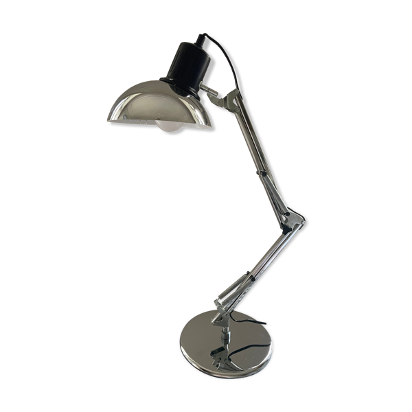 Lampe chromée articulée 1970 - Bon état sur Selency