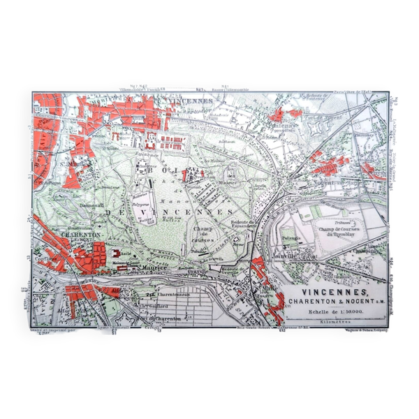 1914,le bois de Vincennes