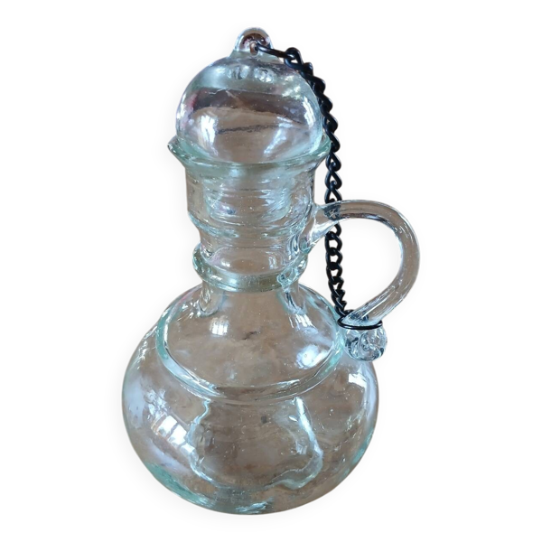 Bouteille / carafe ancienne en verre - Bon état sur Selency