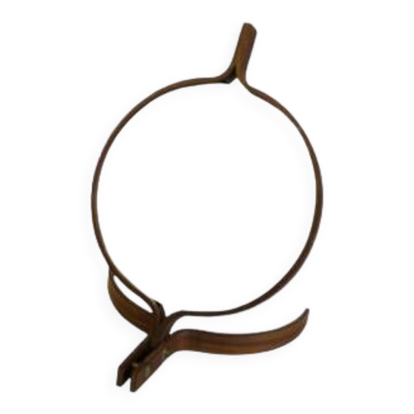 Miroir en teck par Bech & Starup pour Den Permanent Copenhague, 1960. - Bon état sur Selency