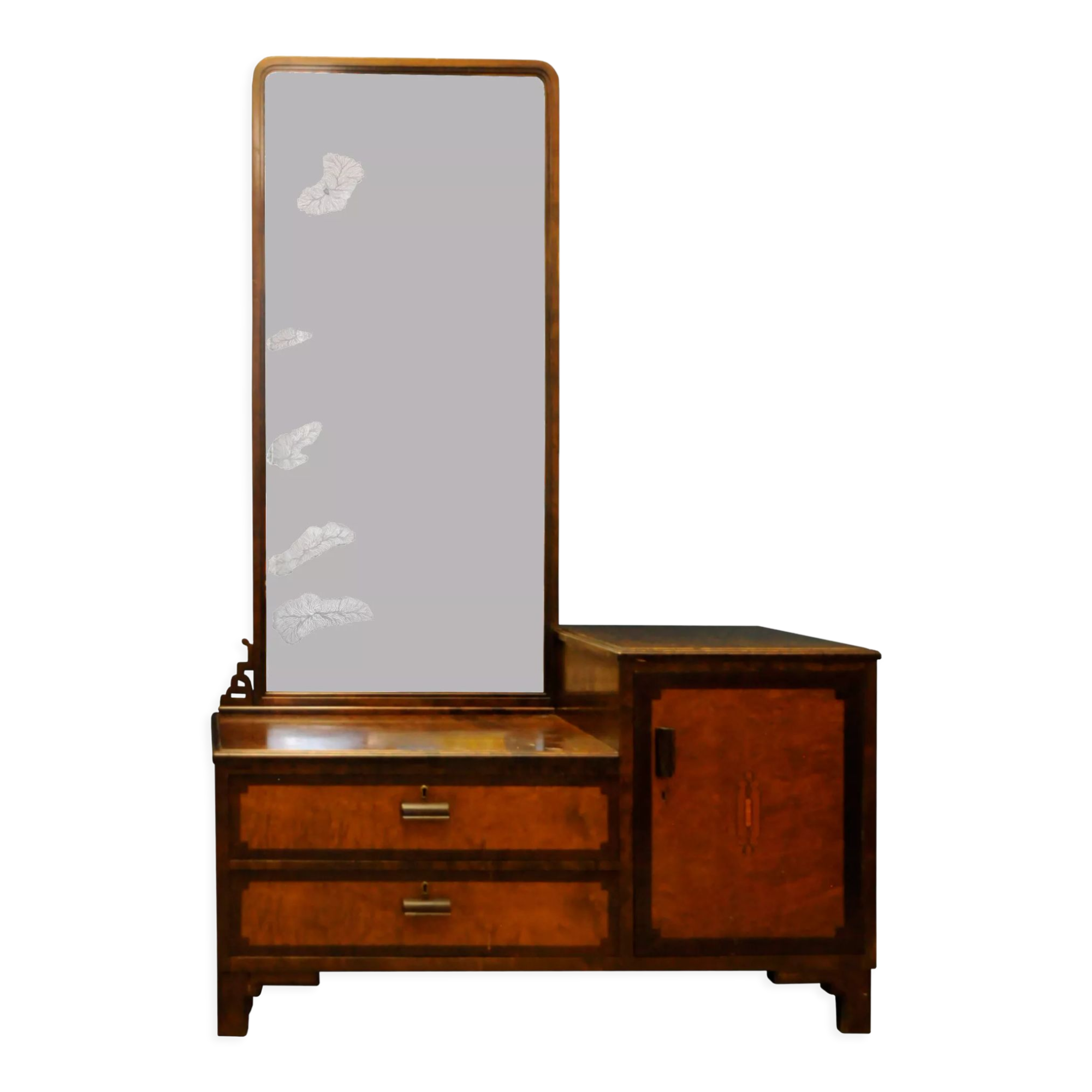 Dressing table with AB Nybrofabriken paint, from the 1950s sur Selency