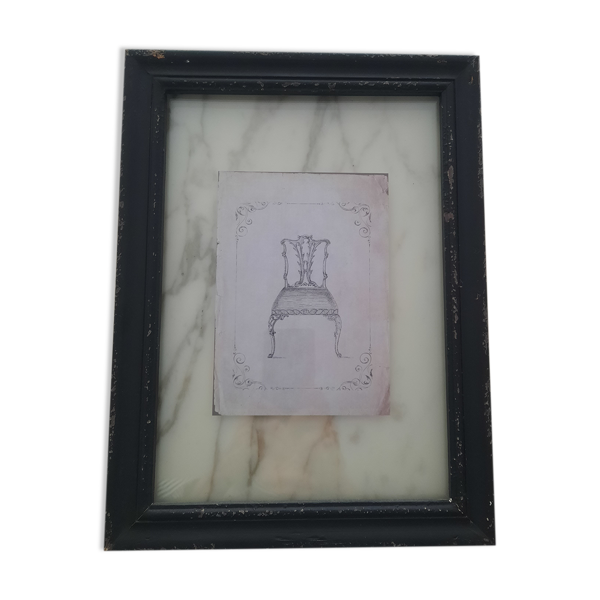 Gravure encadrée