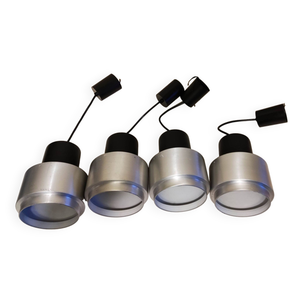 lot de 4 lustres vintage - Bon état sur Selency