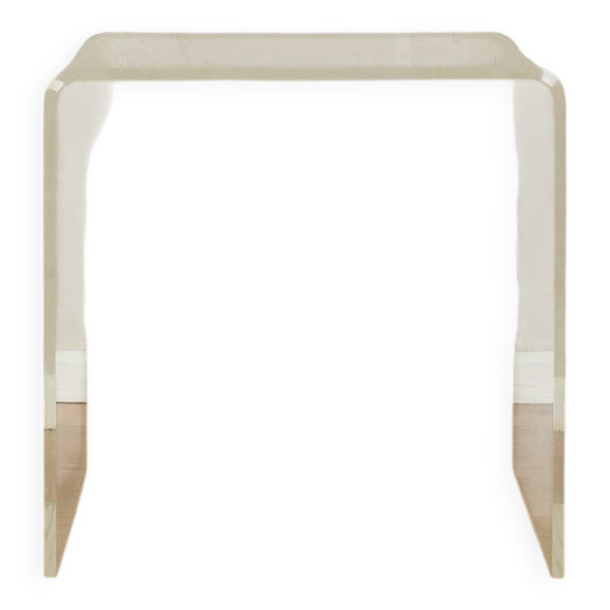 Table d'appoint en verre acrylique, années 1960