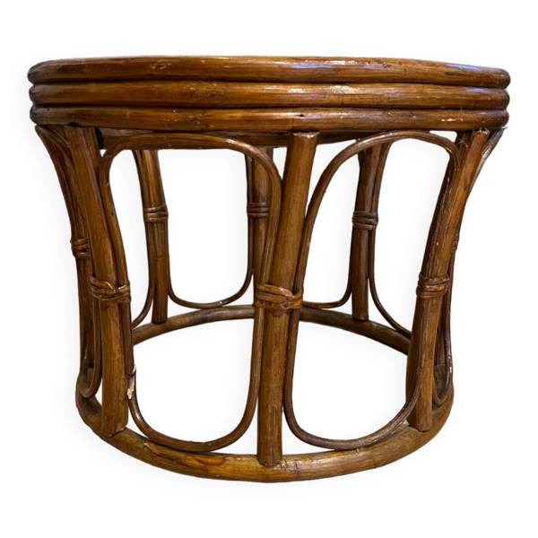 Table basse / d’appoint rotin