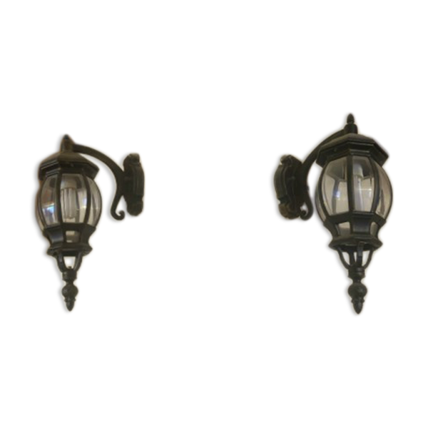 Lit de 2 appliques style industriel - Bon état sur Selency