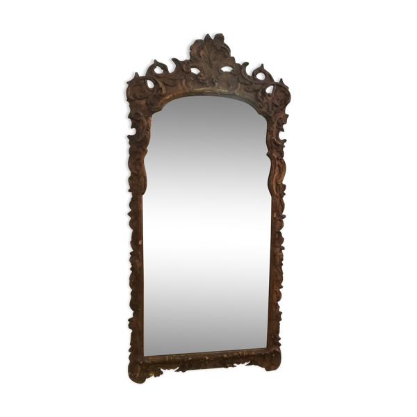 Miroir XIXème siècle style Louis XV - 140x61cm