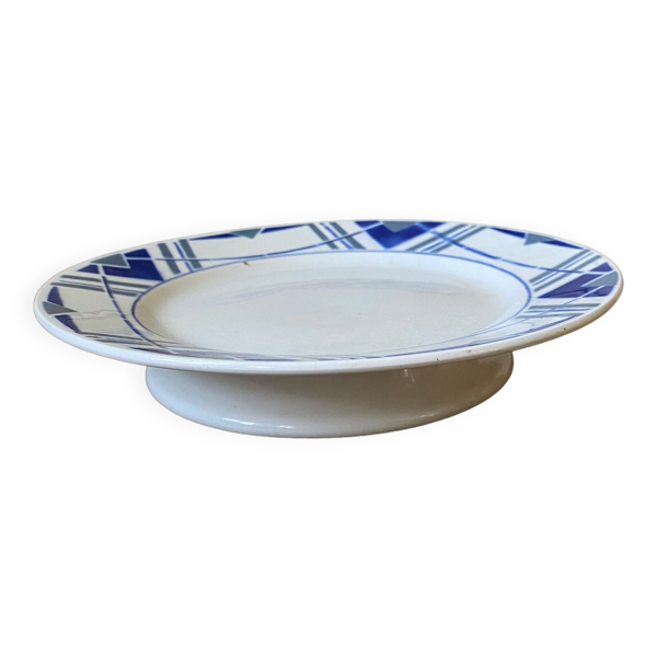 Plat sur pied Ceranord Saint Amand modèle basque - Bon état sur Selency