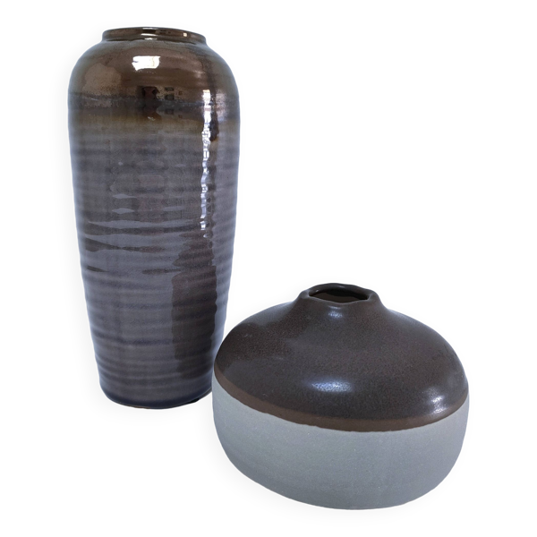 Deux vases céramique design Broste Copenhagen - Bon état sur Selency