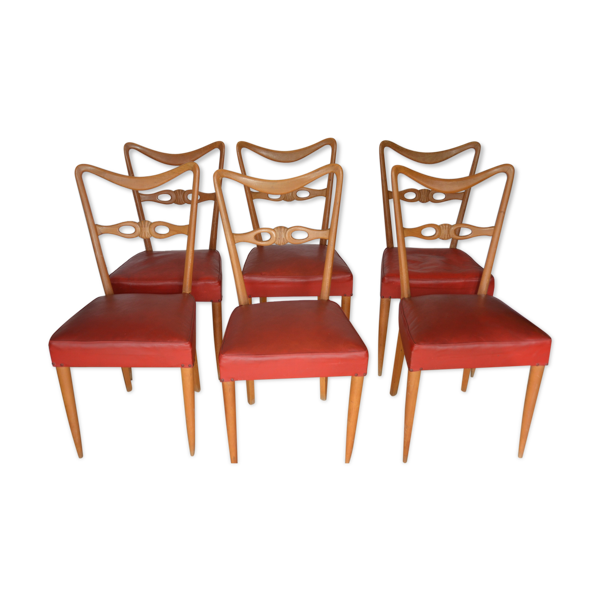 Série de six chaises vintages