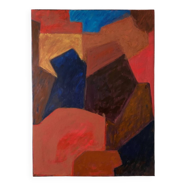 Peinture expressionnismes abstrait - Bon état sur Selency