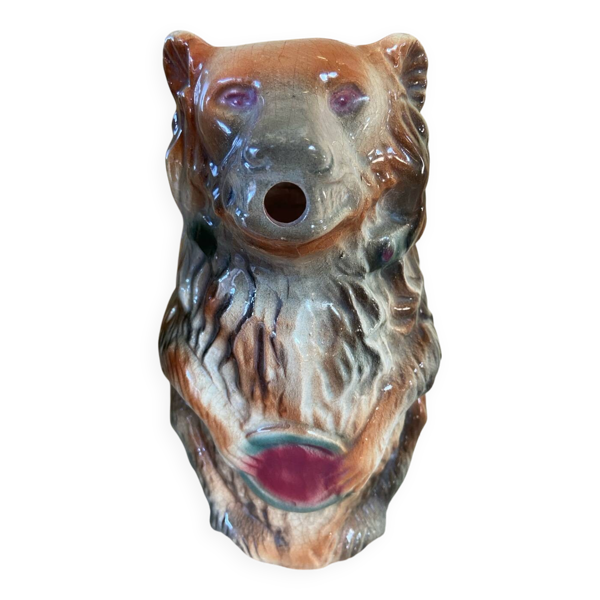 Pichet ours au tambourin - Bon état sur Selency