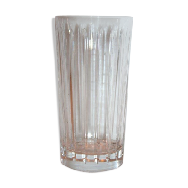Vase ou verre cristal de Paris signé