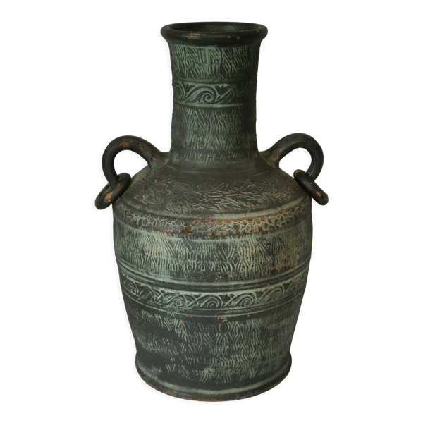 Jarre à eau terre cuite style antique XXème Espagne - Bon état sur Selency