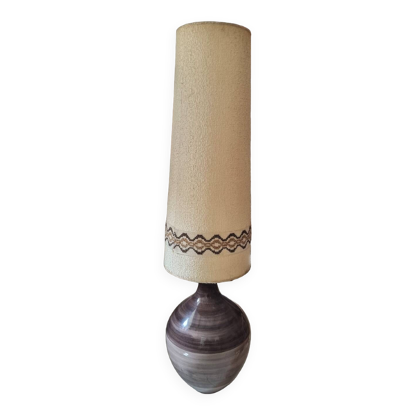 Grande lampe en céramique